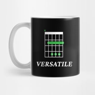 B Versatile B Guitar Chord Tab Dark Theme Mug